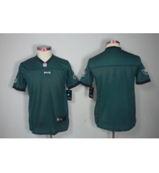 Youth Nike Philadelphia Eagles Blank Green Color[Youth Limited Jerseys]