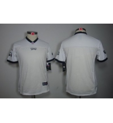 Youth Nike Philadelphia Eagles Blank White Color[Youth Limited Jerseys]