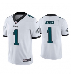 Youth Philadelphia Eagles 1 Jalen Hurts White Vapor Untouchable Limited Stitched Football Jersey 