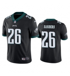 Youth Philadelphia Eagles 26 Miles Sanders Black Vapor Untouchable Limited Stitched Football Jersey 