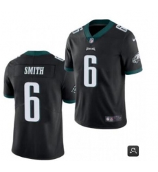 Youth Philadelphia Eagles #6 DeVonta Smith 2021 NFL Draft Black Vapor Untouchable Limited Stitched Jersey