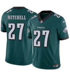 Youth Philadelphia Eagles Quinyon Mitchell #27 Green F U S E Stitched NFL Jersey