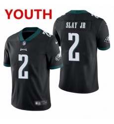 youth philadelphia eagles 2 darius slay jr  black vapor limited Nike jersey 