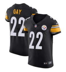 Men Nike Steelers #22 William Gay Black Team Color Stitched NFL Vapor Untouchable Elite Jersey