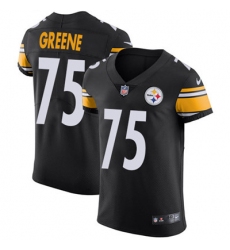 Men Nike Steelers #75 Joe Greene Black Team Color Stitched NFL Vapor Untouchable Elite Jersey