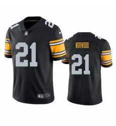 Men Pittsburgh Steelers 21 Tre Norwood Black Vapor Untouchable Limited Stitched Jerse