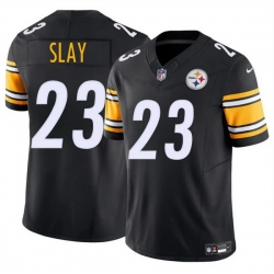Men Pittsburgh Steelers 23 Darius Slay Black 2025 F U S E  Vapor Limited Stitched Football Jersey