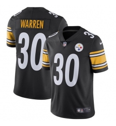 Men Pittsburgh Steelers 30 Jaylen Warren Black Vapor Untouchable Limited Stitched Jersey