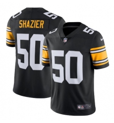Men Pittsburgh Steelers 50 Ryan Shazier Black Vapor Untouchable Limited Stitched Football Jersey