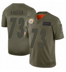 Men Pittsburgh Steelers 73 Ramon Foster Limited Camo 2019 Salute to Service Football Jersey