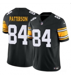 Men Pittsburgh Steelers 84 Cordarrelle Patterson Black 2024 F U S E  Alternate Vapor Untouchable Limited Stitched Jersey