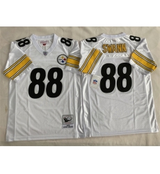 Men Pittsburgh Steelers 88 Lynn Swann White Vapor Limited Stitched Football Jersey Men Pittsburgh Steelers 88 Lynn Swann White Vapor Limited Stitched Football Jersey