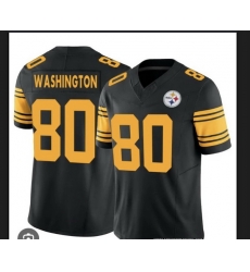 Men Pittsburgh Steelers Darnell Washington #80 Rush Stitched NFL Jersey