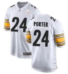 Men Pittsburgh Steelers Joey Porter #24 White Vapor Untouchable Limited Stitched Jersey