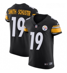 Mens Nike Pittsburgh Steelers 19 JuJu Smith Schuster Black Team Color Vapor Untouchable Elite Player NFL Jersey
