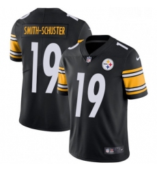 Mens Nike Pittsburgh Steelers 19 JuJu Smith Schuster Black Team Color Vapor Untouchable Limited Player NFL Jersey