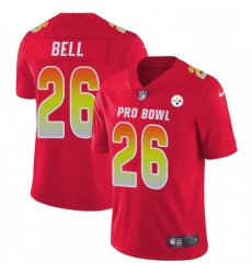 Mens Nike Pittsburgh Steelers 26 LeVeon Bell Limited Red 2018 Pro Bowl NFL Jersey