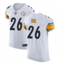Mens Nike Pittsburgh Steelers 26 LeVeon Bell White Vapor Untouchable Elite Player NFL Jersey