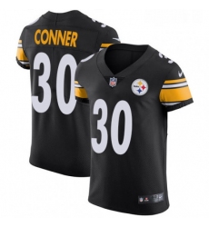 Mens Nike Pittsburgh Steelers 30 James Conner Black Team Color Vapor Untouchable Elite Player NFL Jersey