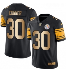 Mens Nike Pittsburgh Steelers 30 James Conner Limited BlackGold Rush Vapor Untouchable NFL Jersey
