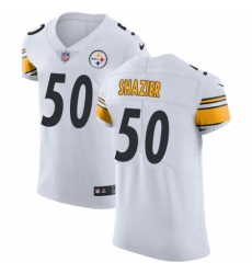 Mens Nike Pittsburgh Steelers 50 Ryan Shazier White Vapor Untouchable Elite Player NFL Jersey