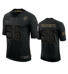 Men's Pittsburgh Steelers #56 Alex Highsmith 2020 Salute To Service NFL Jersey
