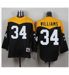 Mitchell And Ness 1967 Pittsburgh Steelers 34 DeAngelo Williams Black Yelllow Throwback Men 27s Sti