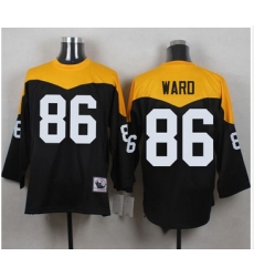 Mitchell And Ness 1967 Pittsburgh Steelers 86 Hines Ward Black Yelllow Throwback Men 27s Stitched N