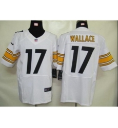 Nike Pittsburgh Steelers 17 Mike Wallace White Elite NFL Jersey