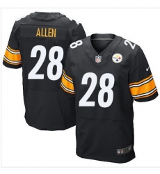 Nike Pittsburgh Steelers #28 Cortez Allen Black Team Color Men 27s Stitched NFL Elite Jersey