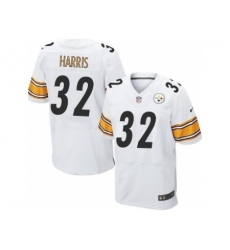 Nike Pittsburgh Steelers 32 Franco Harris White Elite NFL Jersey