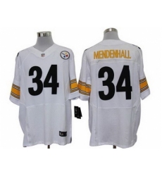 Nike Pittsburgh Steelers 34 Rashard Mendenhall White Elite NFL Jersey