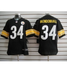 Nike Pittsburgh Steelers 34 Rashard Mendenhall black Elite NFL Jersey