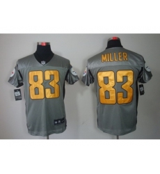 Nike Pittsburgh Steelers 83 Heath Miller Grey Elite Shadow NFL Jersey