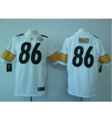 Nike Pittsburgh Steelers 86 Hines Ward White Game NFL Jersey