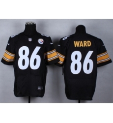 Nike Pittsburgh Steelers 86 Hines Ward black Elite NFL Jersey