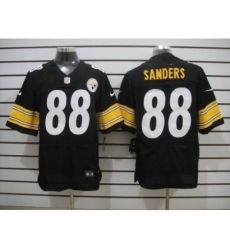 Nike Pittsburgh Steelers 88 Emmanuel Sanders Black Elite NFL Jersey