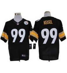 Nike Pittsburgh Steelers 99 Brett Keisel Black Elite NFL Jersey