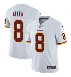 Nike Redskins 8 Kyle Allen White Men Stitched NFL Vapor Untouchable Limited Jersey