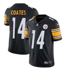 Nike Steelers #14 Sammie Coates Black Team Color Mens Stitched NFL Vapor Untouchable Limited Jersey