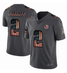 Nike Steelers 2 Mason Rudolph 2019 Salute To Service USA Flag Fashion Limited Jersey