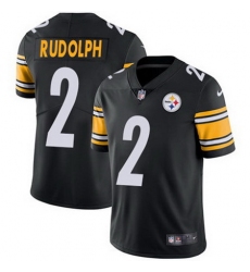 Nike Steelers #2 Mason Rudolph Black Team Color Mens Stitched NFL Vapor Untouchable Limited Jersey