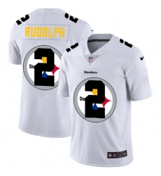Nike Steelers 2 Mason Rudolph White Shadow Logo Limited Jersey