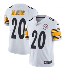 Nike Steelers #20 Rocky Bleier White Mens Stitched NFL Vapor Untouchable Limited Jersey