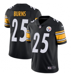Nike Steelers #25 Artie Burns Black Team Color Mens Stitched NFL Vapor Untouchable Limited Jersey
