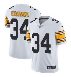 Nike Steelers #34 Terrell Edmunds White Mens Stitched NFL Vapor Untouchable Limited Jersey
