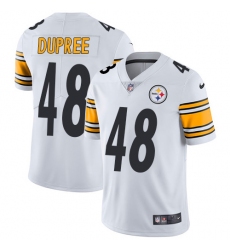 Nike Steelers #48 Bud Dupree White Mens Stitched NFL Vapor Untouchable Limited Jersey