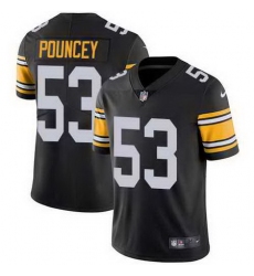 Nike Steelers 53 Maurkice Pouncey Black Alternate Vapor Untouchable Limited Jersey