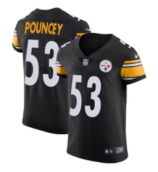 Nike Steelers #53 Maurkice Pouncey Black Mens Stitched NFL Vapor Untouchable Elite Jersey