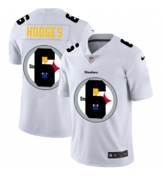 Nike Steelers 6 Devlin Hodges White Shadow Logo Limited Jersey
